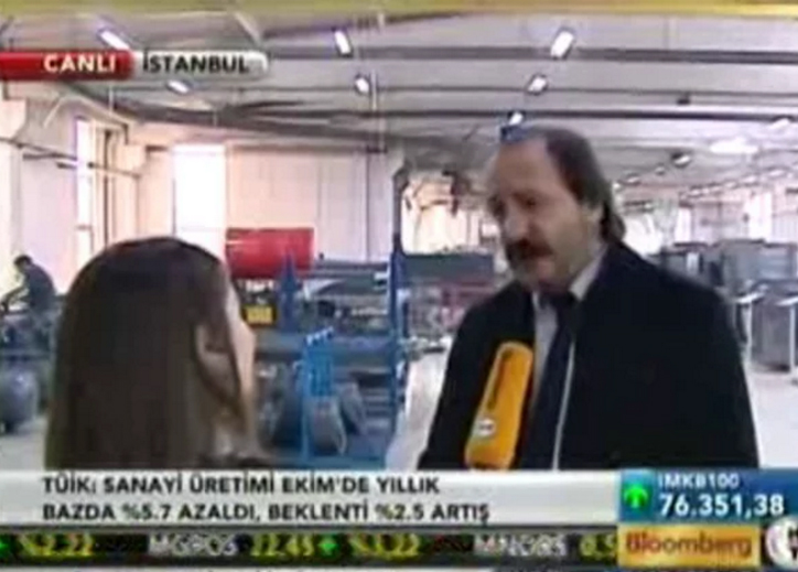 Makine ve Aksamları İhracatçıları Birliği Yönetim Kurulu Başkanı Sayın Adnan DALGAKIRAN Bloomberg HT'de yorumladı